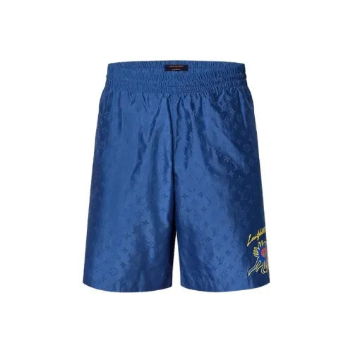 LOUIS VUITTON x Yayoi Kusama SS23 Пляжные шорты Мужские Синие