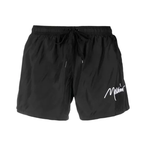 MOSCHINO Мужские черные плавательные шорты