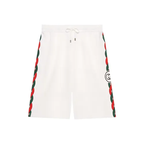 GUCCI Белые Мужские Повседневные Шорты