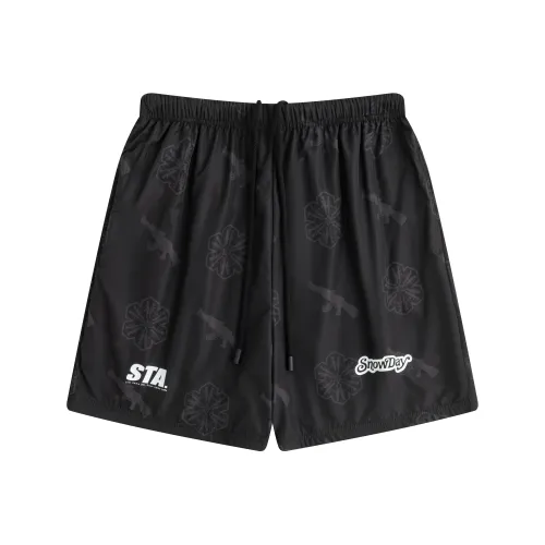 Snowday Повседневные шорты Унисекс Черный
