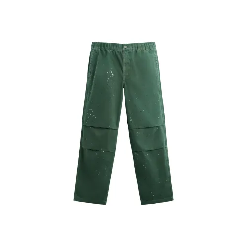 ZARA Зеленые Мужские Повседневные Штаны