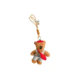 Плюшевый медвежонок Боб, синий, пальто (шнурок)