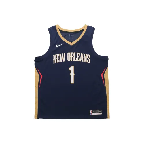 Nike NBA Университетский Темно-синий Мужская баскетбольная футболка