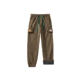 Коричневый с флисовой подкладкой