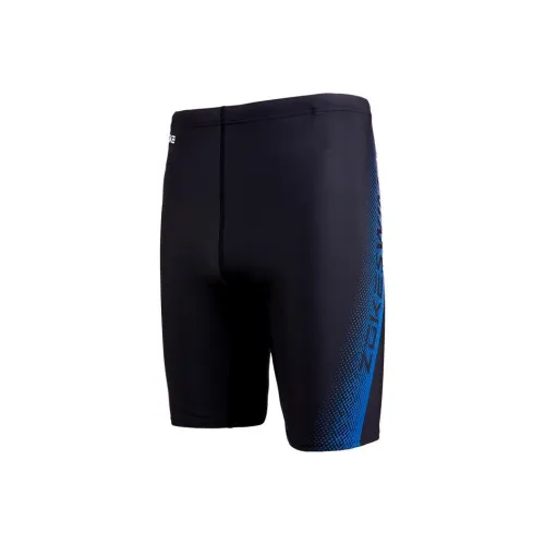 ZOKE Мужские черные плавательные шорты