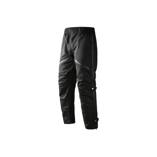 LISENPOK Черные унисекс повседневные брюки