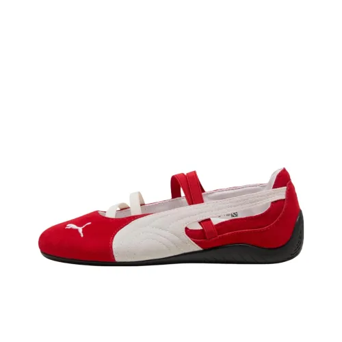 PUMA Speedcat Collection Женские повседневные туфли Красный/Белый Женские