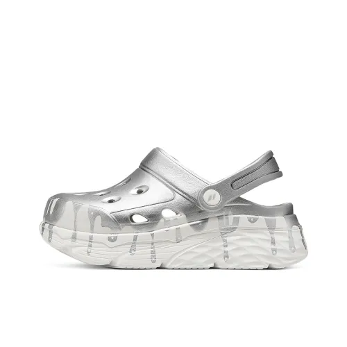 Skechers Foamies Сабо Женские Белые Серебряные