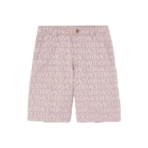 VERSACE Повседневные шорты Мужские Розовые