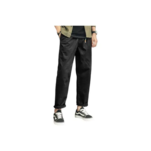 GELANLU Весенние Летние Повседневные Штаны Свободного Кроя Унисекс