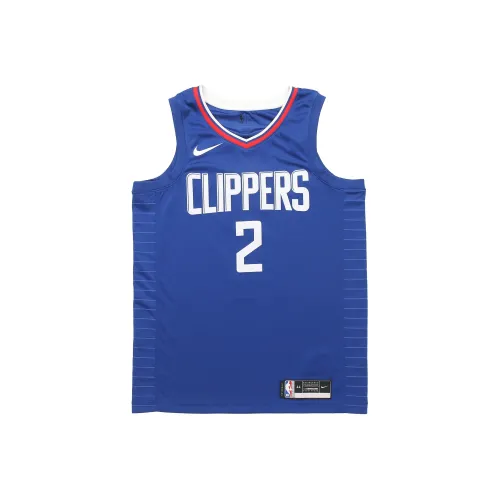 Nike Clippers Синий Мужская баскетбольная футболка