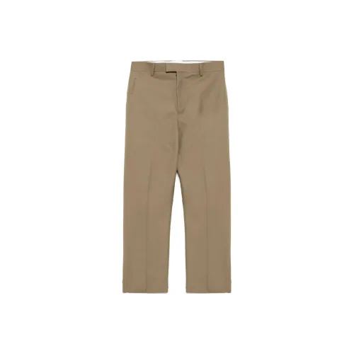 FERRAGAMO SS25 Повседневные брюки Мужские Оливково-коричневые