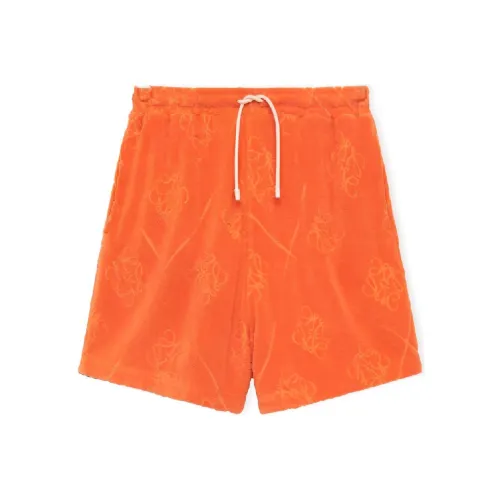 LOEWE Повседневные шорты Мужские Оранжевые