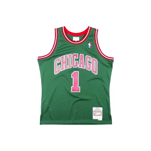 MITCHELL NESS Баскетбольная Джерси Унисекс Зеленая