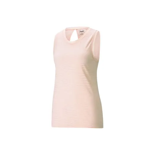 Puma Studio Yoga Series Светло-розовые Женские Майки