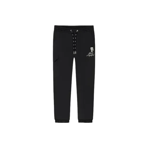 KARL LAGERFELD Повседневные брюки Мужские Черные