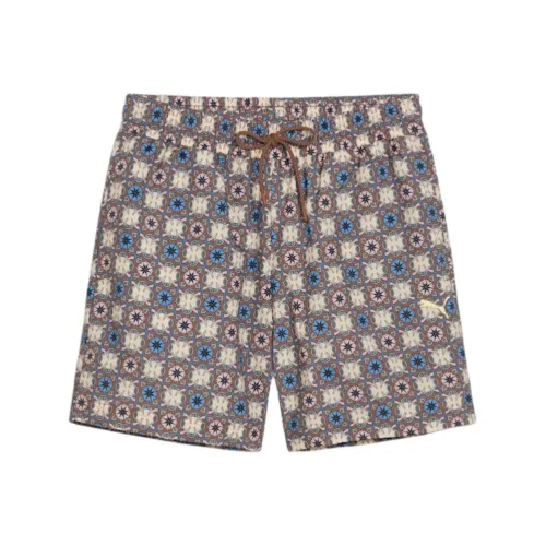 PUMA Повседневные шорты Мужские Коричневый Гриб