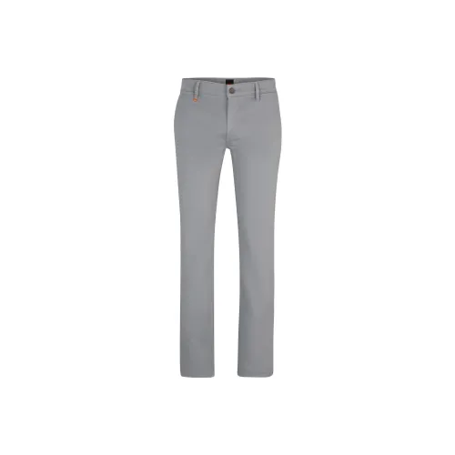 Hugo Boss Silver Men's Casual Pants Hugo Boss Серебряный Мужской Повседневный Брюки