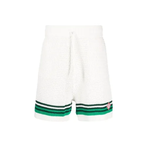 CASABLANCA Экрю Мужские Повседневные Шорты