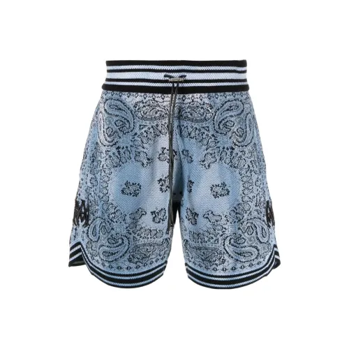 AMIRI Men's Blue Casual Shorts AMIRI Мужские Синие Повседневные Шорты