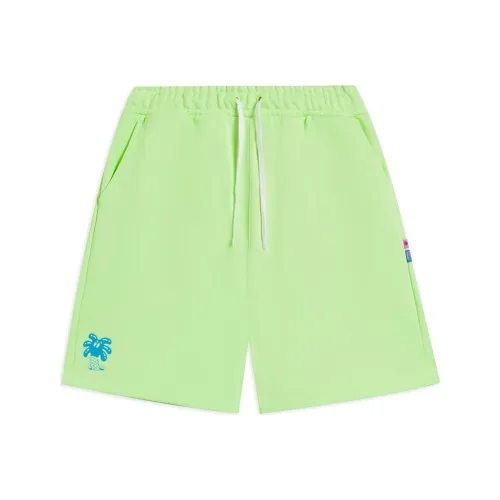 Лайнер Повседневные Шорты Мужские Флуоресцентные Ледяные Желтые