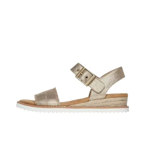 Skechers BOBS Desert Kiss One Ремень Сандалии Женские Золотые