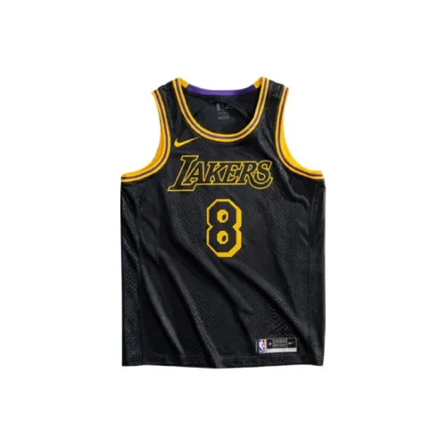 Nike NBA Los Angeles Lakers Городской Edition 8 24 Мамба Week Джерси Мужской Черный