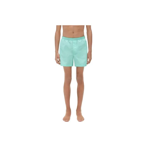 Bottega Veneta SS23 Пляжные шорты Мужские Светло-зеленые