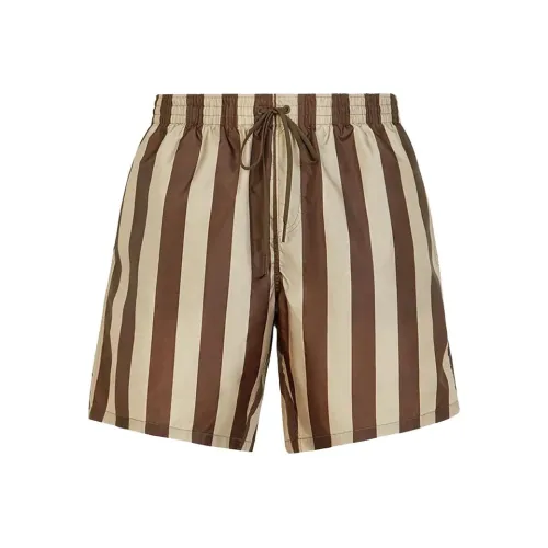 FENDI Повседневные шорты Мужские Хаки