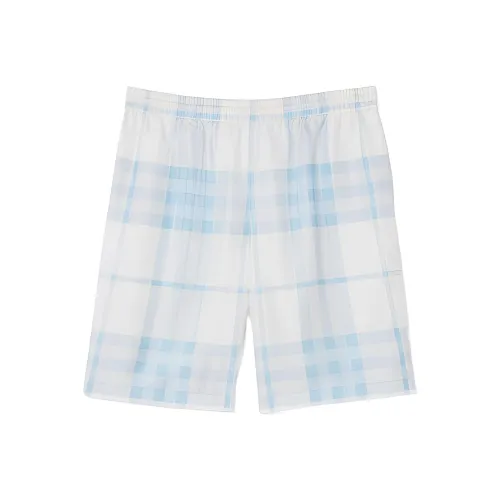 Burberry Light Sky Blue Мужские Повседневные Шорты