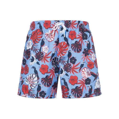 Hugo Boss SS23 Пляжные шорты Мужские Синие