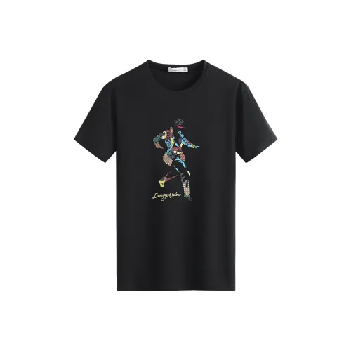 Dance with Wolves T-Shirt Мужской Черный 001