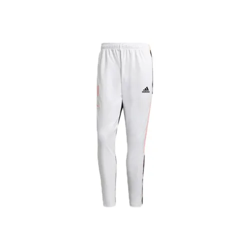 Adidas Белый Черный Многоцветный Мужские Спортивные Брюки