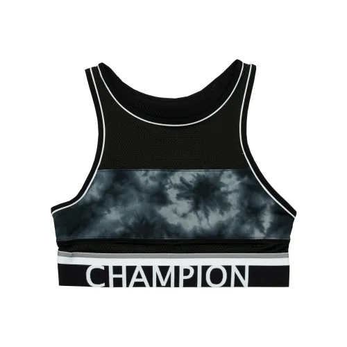 Чемпион Черные Женские Майки