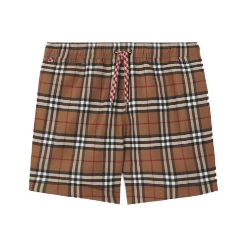 Burberry FW21 Пляжные шорты Мужские Коричневые