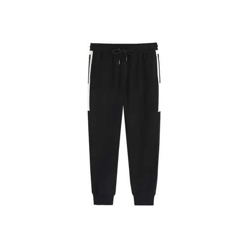 DAVID NAMAN Повседневные брюки Мужские Черные