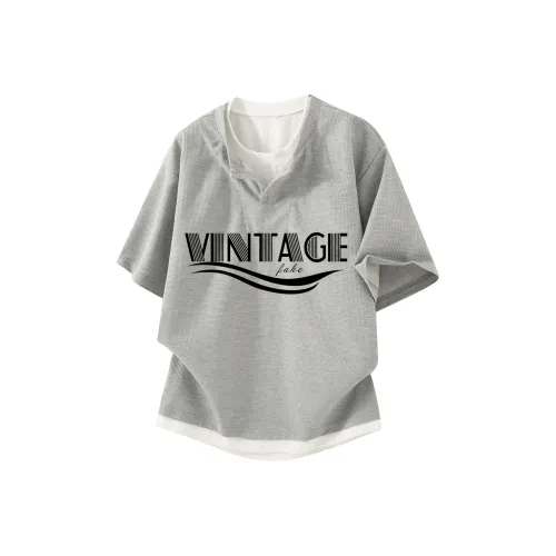 FAKE VINTAGE Летняя футболка унисекс