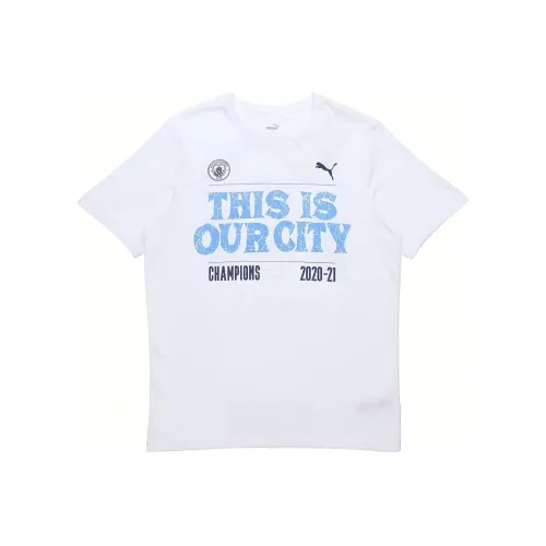PUMA Manchester City Football Club Т-рубашка Мужская Белая