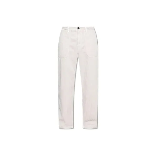 STONE ISLAND Бежевые Мужские Повседневные Штаны