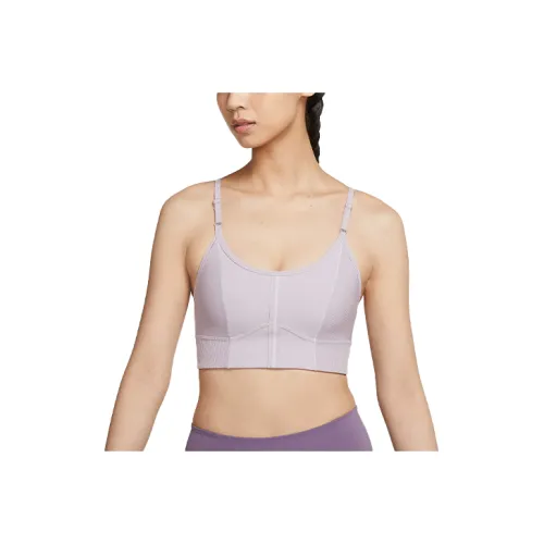 NIKE Dri Fit Пыльно-фиолетовый Красный Женские Майки