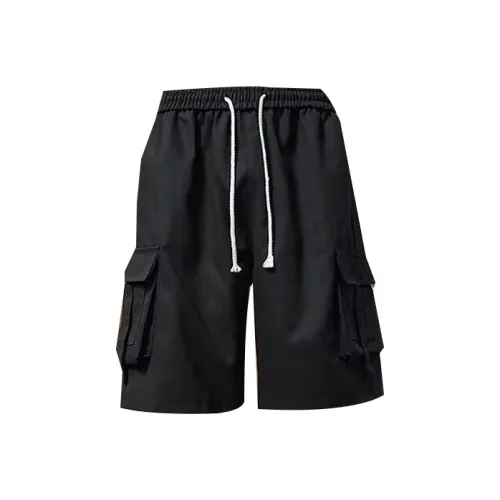 AMANDA BY Карго Шорты Мужские Черные