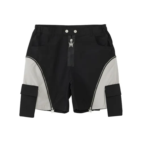 Discover Mental Club Черные Унисекс Повседневные шорты