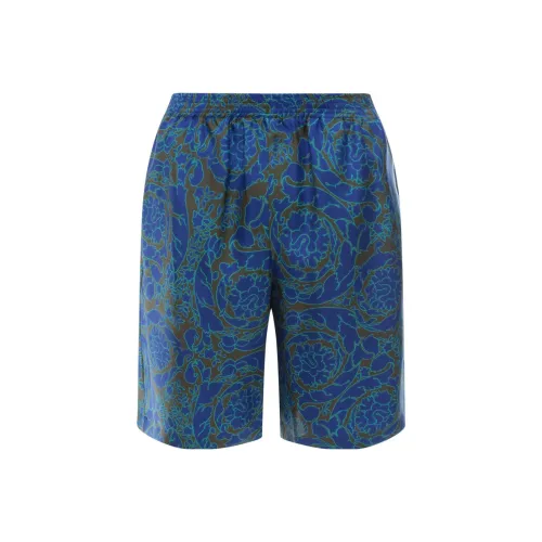 VERSACE Повседневные шорты Мужские Синие