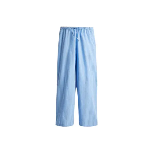 H M Пижамные штаны Женские Синий Полосы