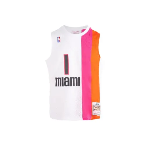 MITCHELL NESS Баскетбольная Джерси Унисекс Белая