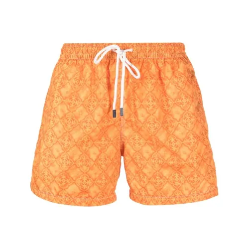 FEDELI Orange Мужские Пляжные Шорты