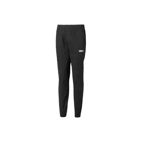 PUMA Мужские спортивные брюки черного цвета