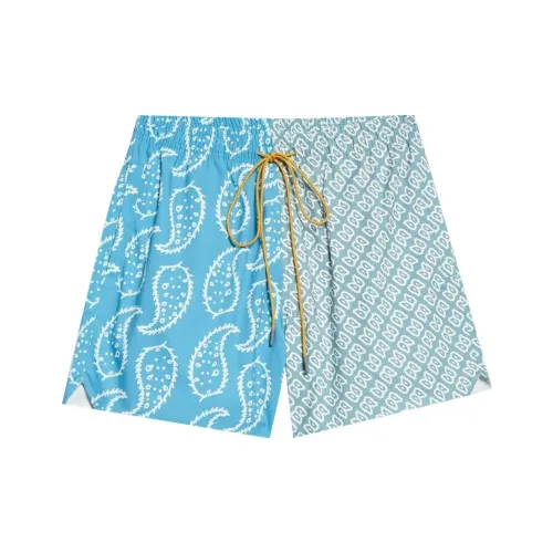 RHUDE Blue Men's Casual Shorts RHUDE Синий Мужские Повседневные Шорты