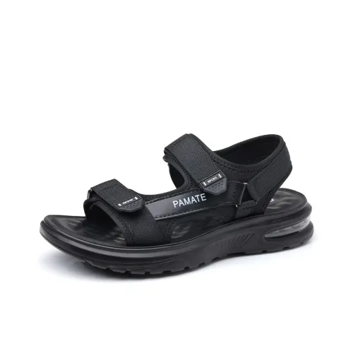 EGCHI Пляжные сандалии Мужские Черные
