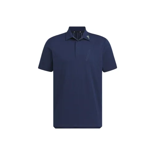 Adidas TWISTKNIT Карман Поло Поло Men's College Темно-синий Цвет